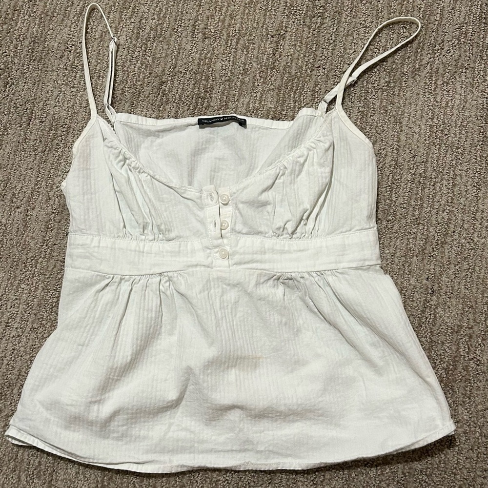 Brandy Melville White Camisole Top